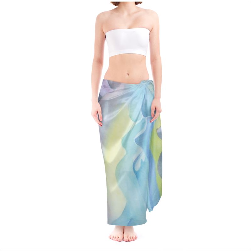 Vrouw. Sarong. 100 % zijde.