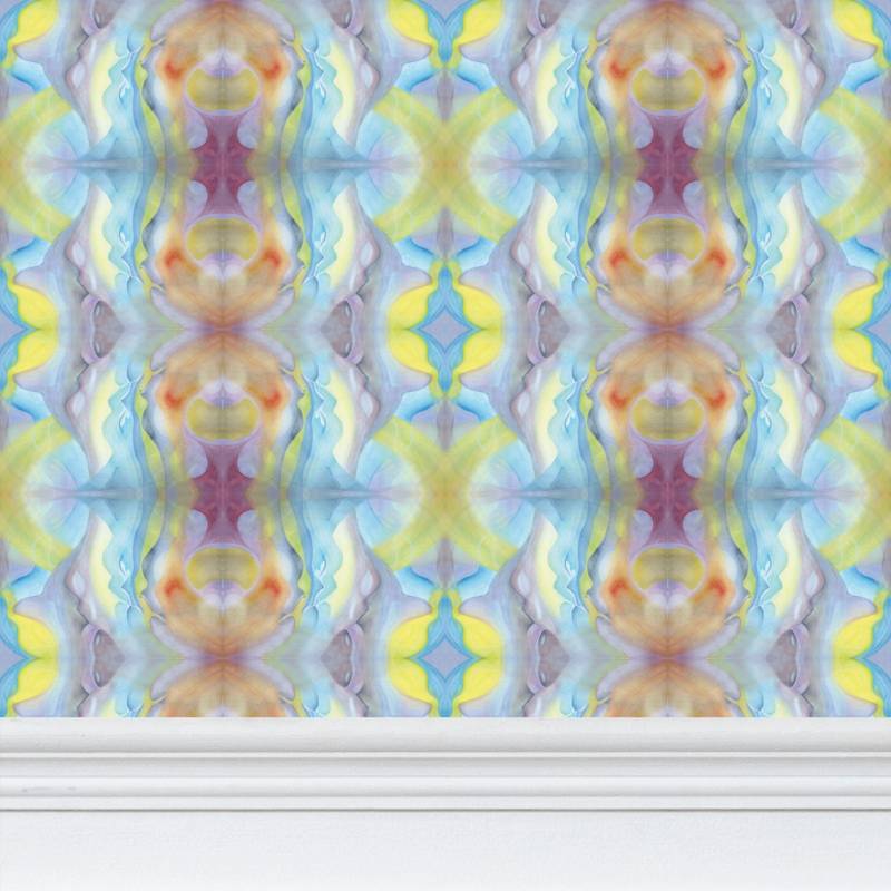 Women. Repeat Pattern Wallpaper