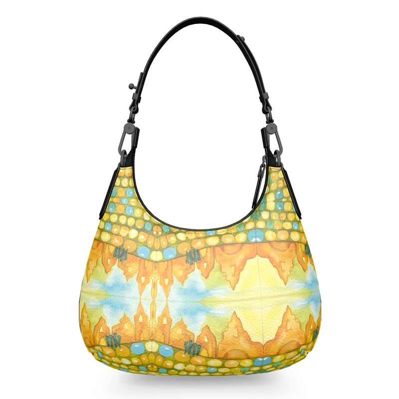AQP535. Mini Curve Bag: Zandkastelen bouwen..