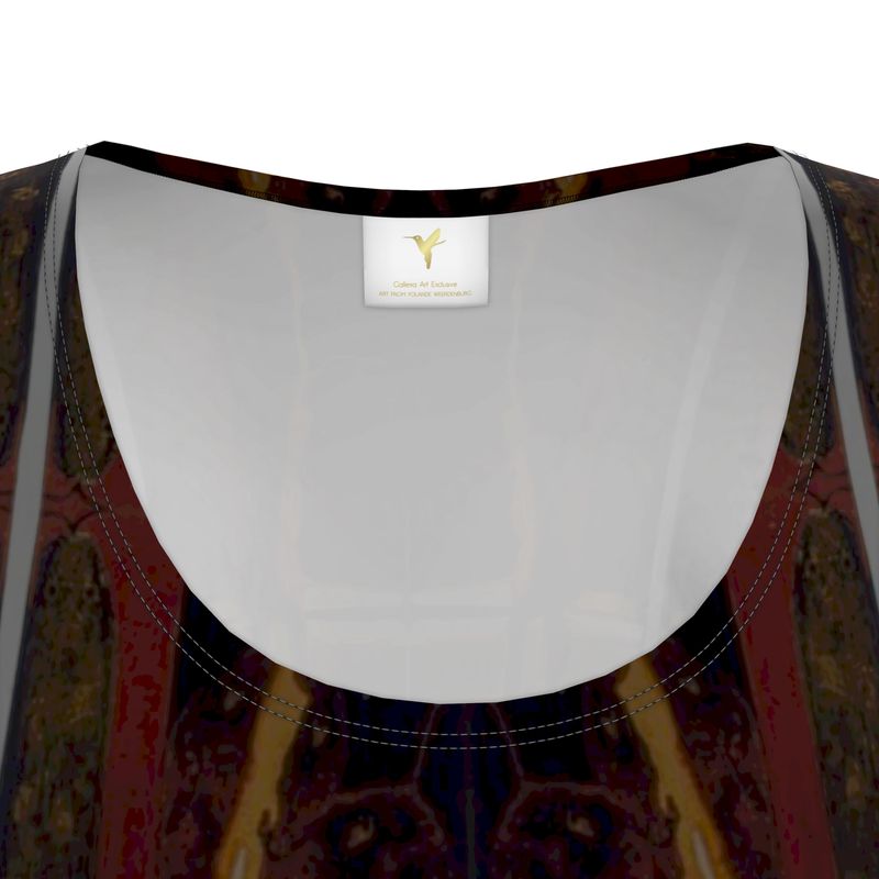 A5. Ladies Tunic TShirt: Dierenrijk.