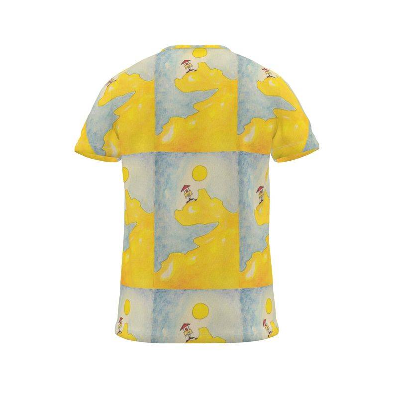 AQP562. Huis in de Zon. Product: Gepersonaliseerd T-shirt Op Maat