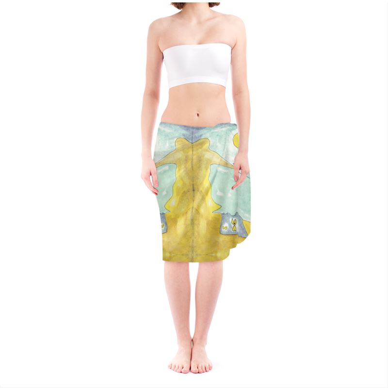 AQP568. Sarong: Met Strikjes.