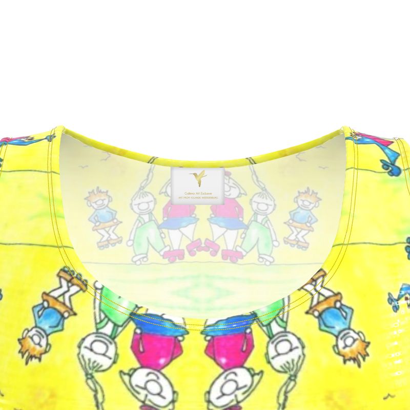 AQP444. Skater Dress: De Gnuitjes op rollerskates.