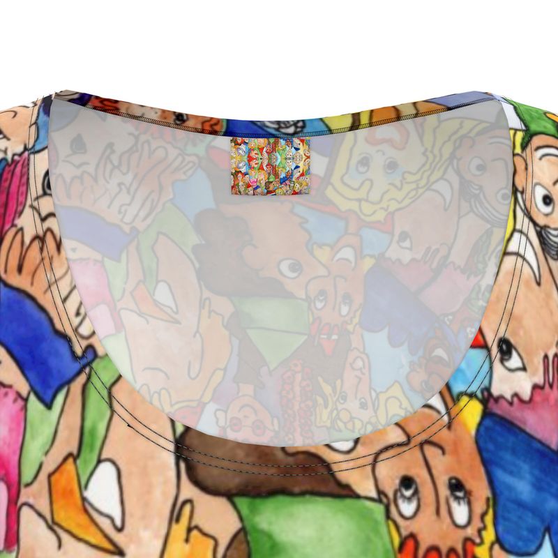 AQP443. Dames Tuniek T-shirt: O, Happy Day.
