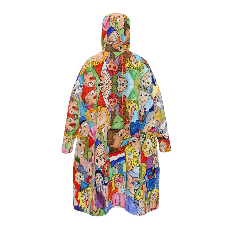 AQP443. Pullover Rain Poncho: O, Happy Day.