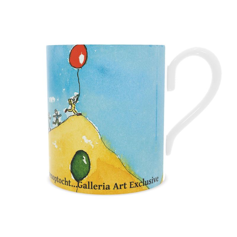 AQP415. Ballonnenoptocht. Bone China Mug.