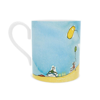 AQP415. Ballonnenoptocht. Bone China Mug.