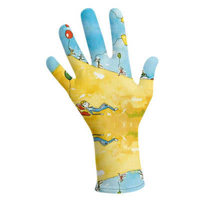 AQP415. Ballonnenoptocht. Lycra Gloves. Maat: M.