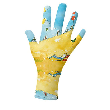 AQP415. Ballonnenoptocht. Lycra Gloves. Maat: M.