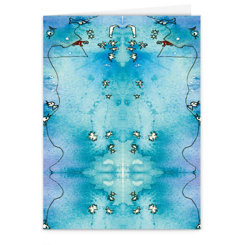 AQP416. Eindeloos Geduldig. A4 Greeting Card.