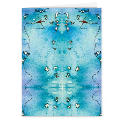 AQP416. Eindeloos Geduldig. A4 Greeting Card.