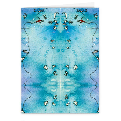 AQP416. Eindeloos Geduldig. A4 Greeting Card.