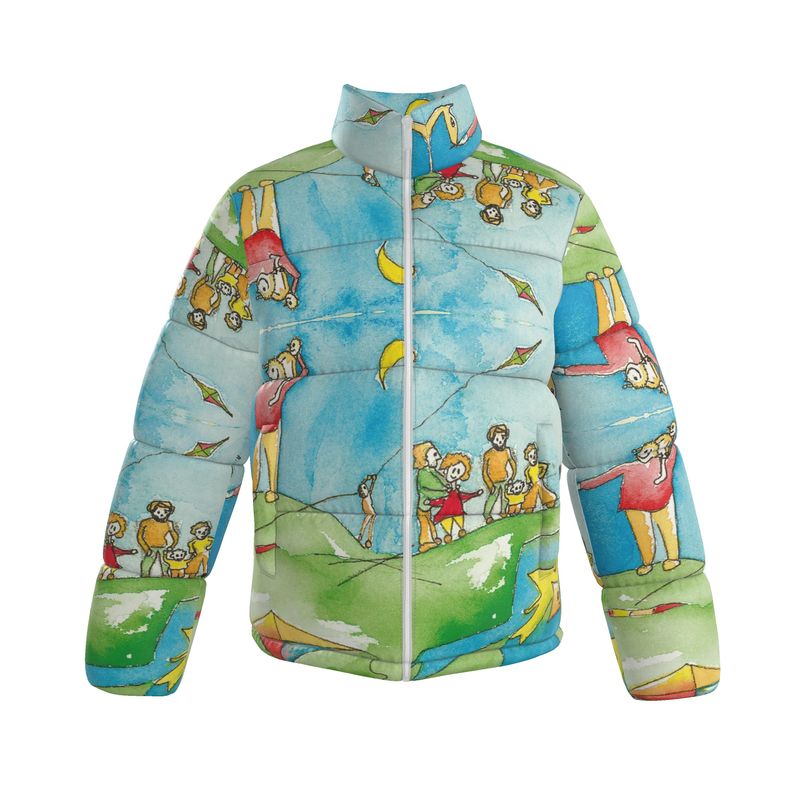 Aqp417. Mens Puffer Jacket 2: Een dagje vliegeren.
