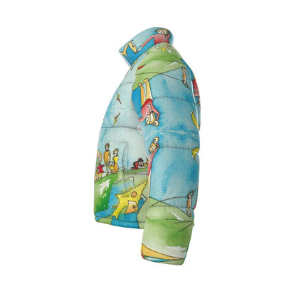 Aqp417. Mens Puffer Jacket 2: Een dagje vliegeren.