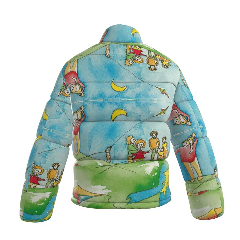 Aqp417. Mens Puffer Jacket 2: Een dagje vliegeren.