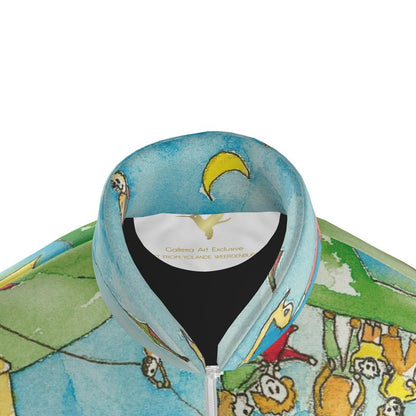 Aqp417. Mens Puffer Jacket 2: Een dagje vliegeren.
