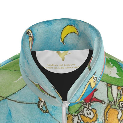 Aqp417. Mens Puffer Jacket 2: Een dagje vliegeren.