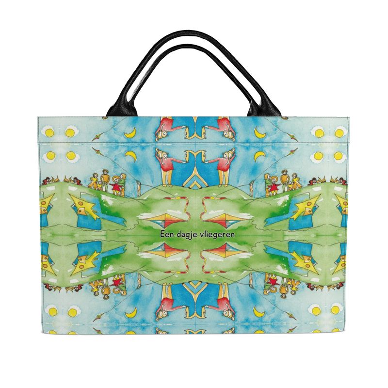 AQP417. Een dagje Vliegeren. Carryall Tote.