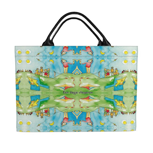 AQP417. Een dagje Vliegeren. Carryall Tote.