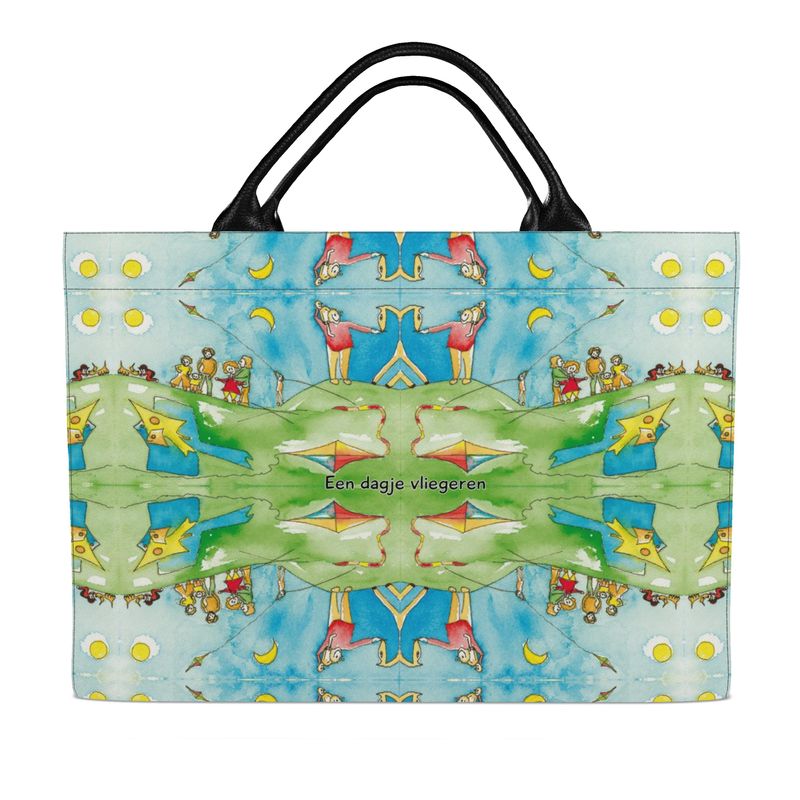 AQP417. Een dagje Vliegeren. Carryall Tote.