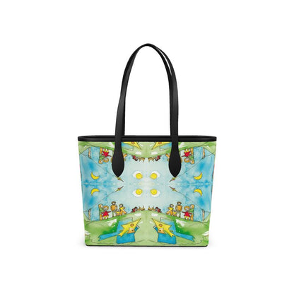 AQP417. Een Dagje Vliegeren. Leather City Shopper.