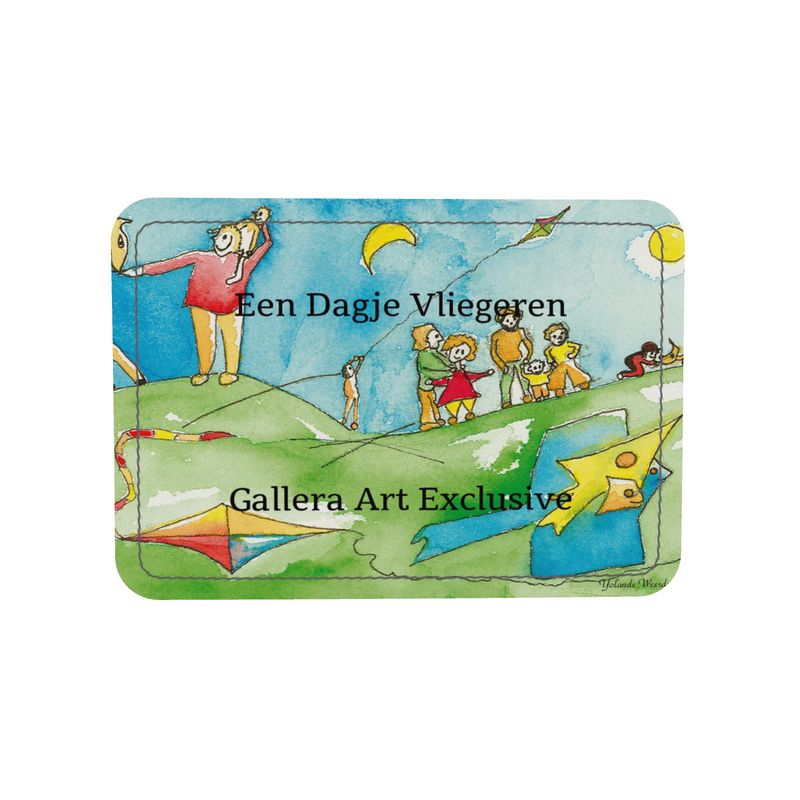 AQP417. Round Box Bag: Een dagje vliegeren.