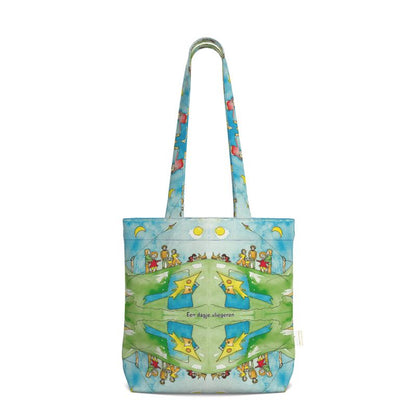 AQP417. Een Dagje Vliegeren. Everyday Tote Bag.