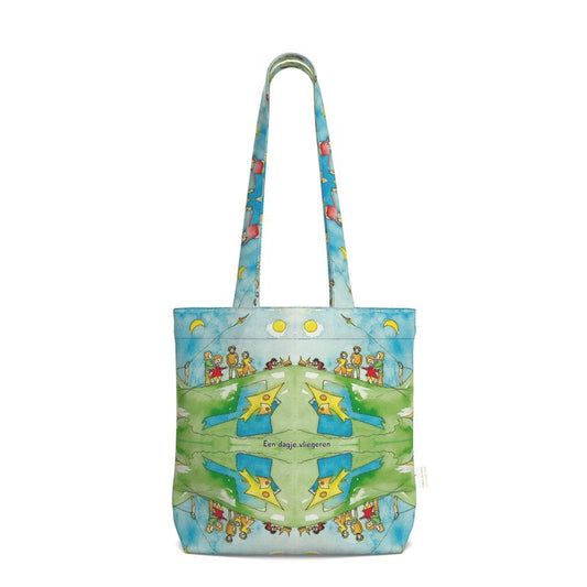 AQP417. Een Dagje Vliegeren. Everyday Tote Bag.