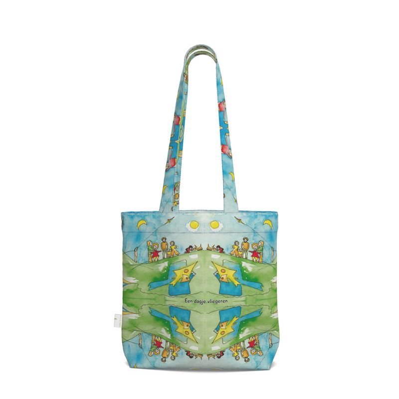 AQP417. Een Dagje Vliegeren. Everyday Tote Bag.