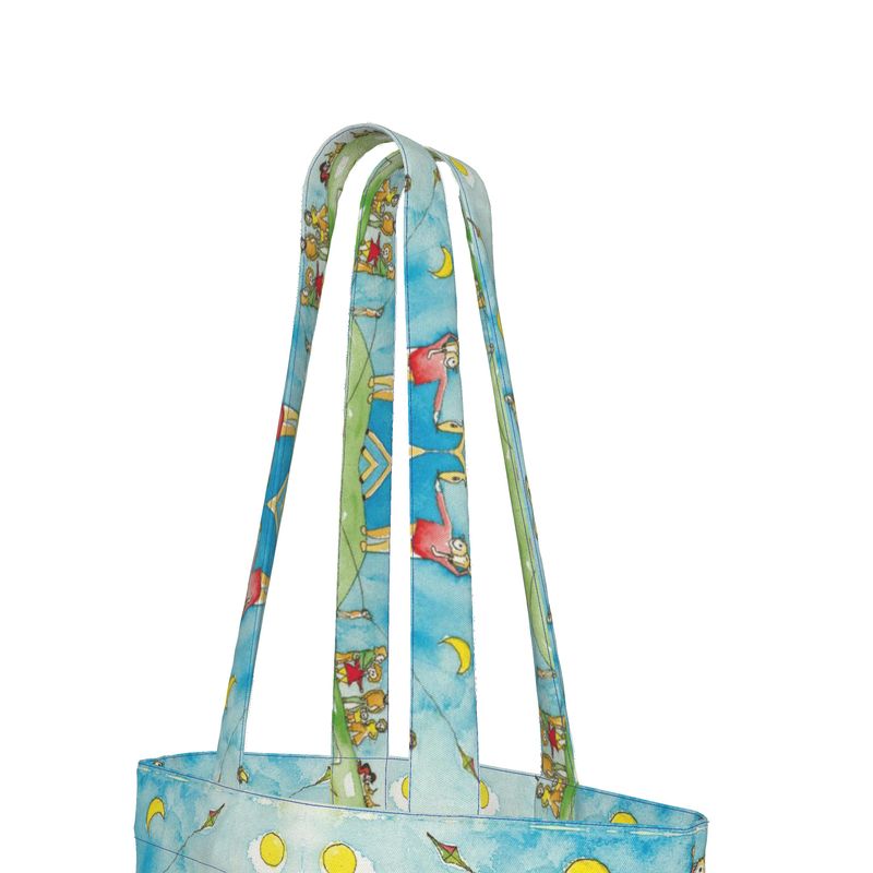 AQP417. Een Dagje Vliegeren. Everyday Tote Bag.