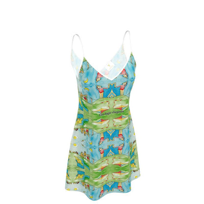 AQP417. Slip Dress: Een dagje vliegeren.
