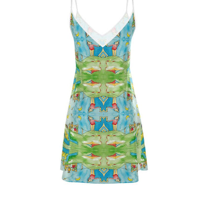 AQP417. Slip Dress: Een dagje vliegeren.