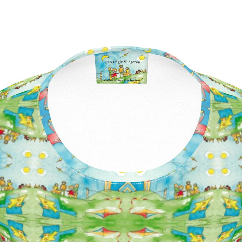 AQP417. Girls Premium T-Shirt 1: Een Dagje Vliegeren