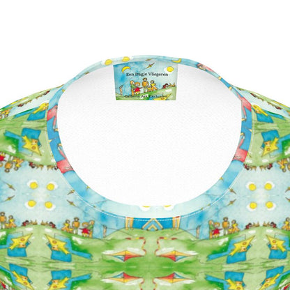 AQP417. Girls Premium T-Shirt 1: Een Dagje Vliegeren