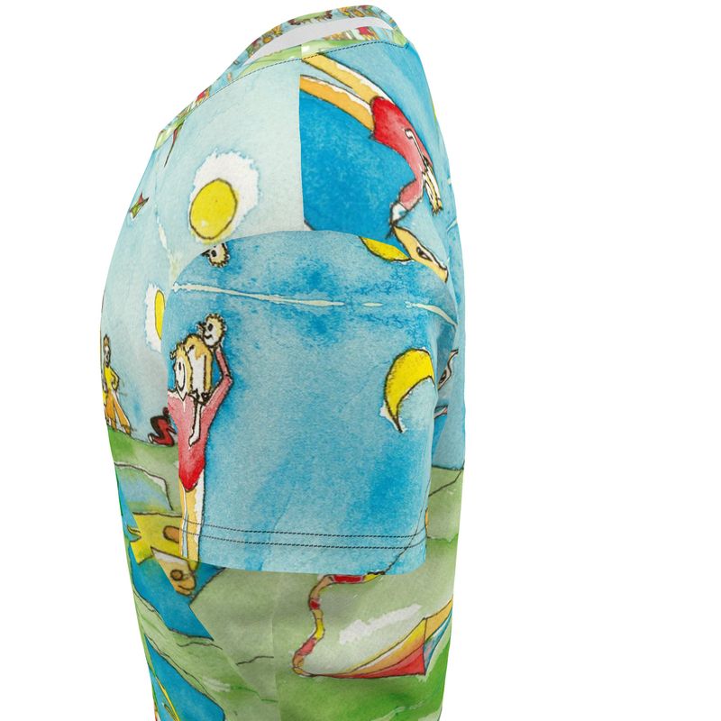 AQP417. Girls Premium T-Shirt.3.: Een Dagje Vliegeren.