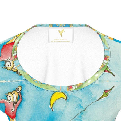 AQP417. Girls Premium T-Shirt.3.: Een Dagje Vliegeren.