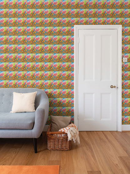 AQP534. Allemaal Gelijk. Repeat pattern wallpaper.