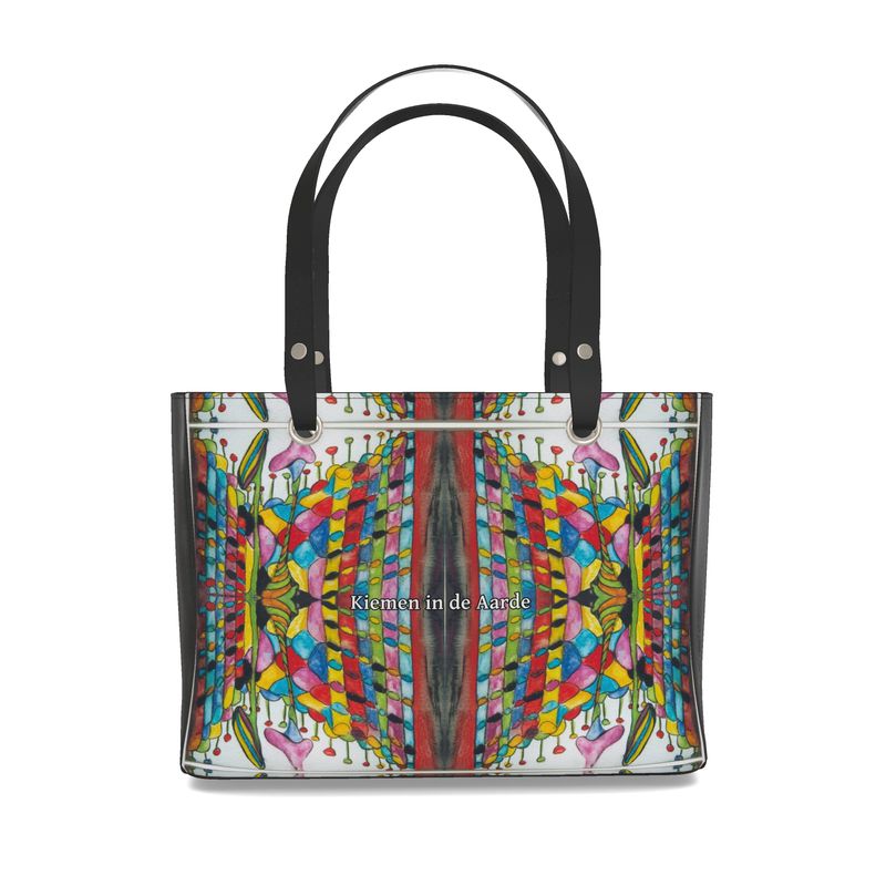 AQO472. Kiemen in de Aarde: Ontluiking. Handbag. Maat:Small