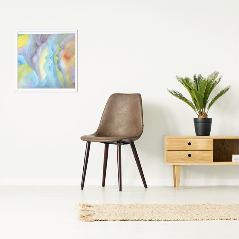 Vrouw. Box Frame Art Print