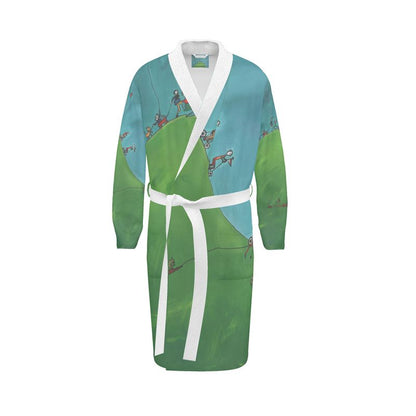 OK263. A Day of Cycling. Dressing Gown. L.