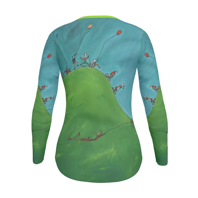 OK263. A Day of Cycling. WomensT Shirt. M