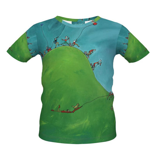 A Day of Cycling. Boys Premium T Shirt