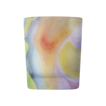 Woman. Glass Tealight Candle Holder