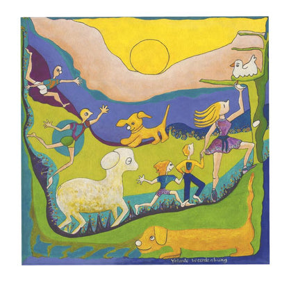 OK313. Midden in de Zomer. Rug Vloerkleed. Maat:
