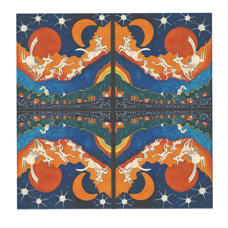 OK312. Rugs. Vloerkleed. Hemel Leven. ID: 1751.