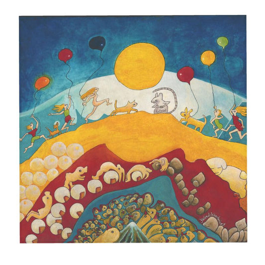 OK310. Namaste Muis. Rug Vloerkleed. Maat: