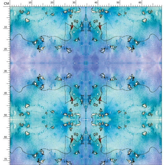 AQP416. Repeat Pattern Fabric.