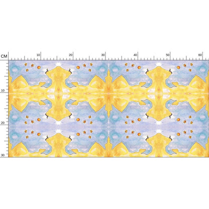 AQP545. Alleen op de Wereld. Repeat Pattern Wallpaper.