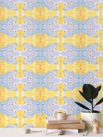 AQP545. Alleen op de Wereld. Repeat Pattern Wallpaper.