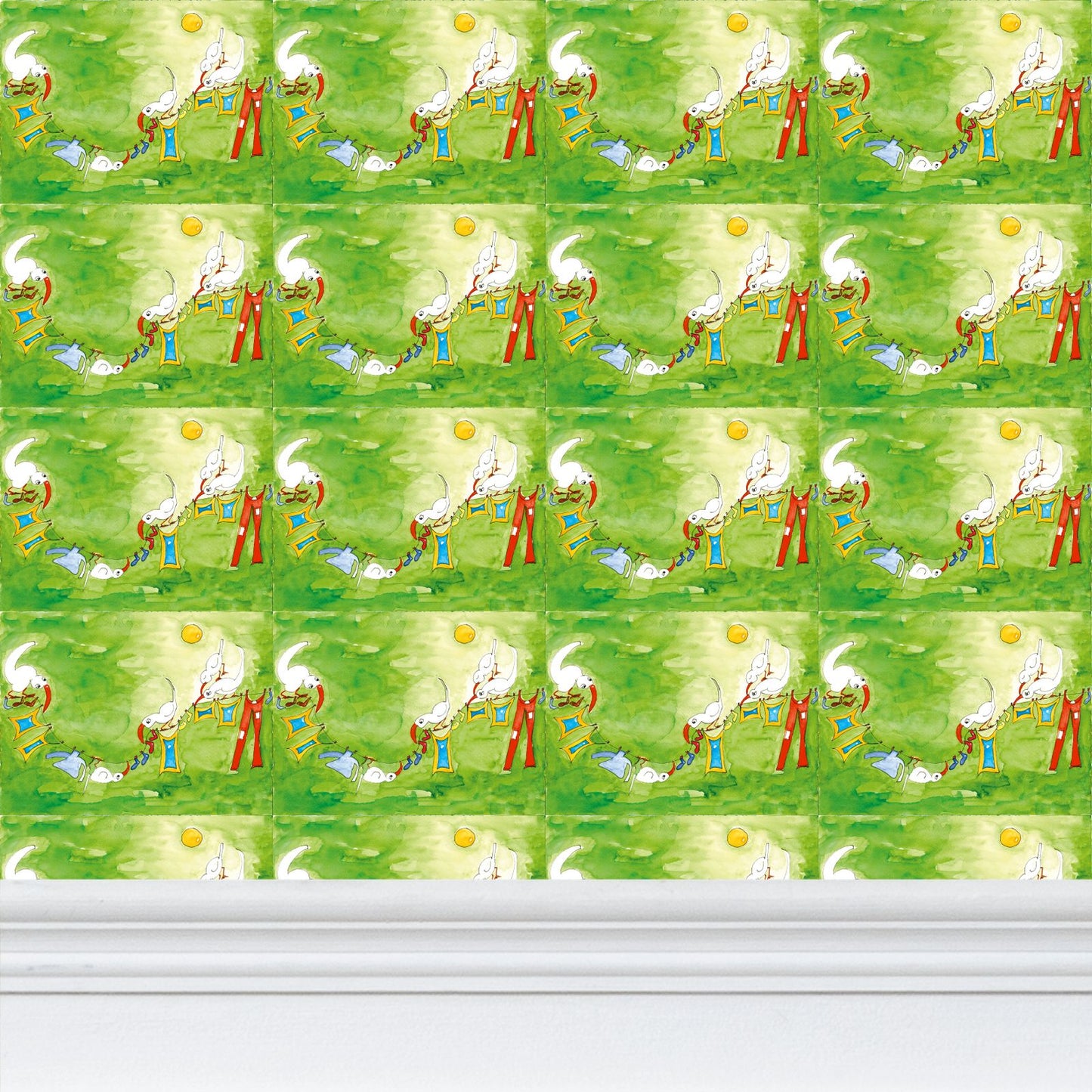 AQP412. Wasdag. Repeat Pettern Wallpaper.